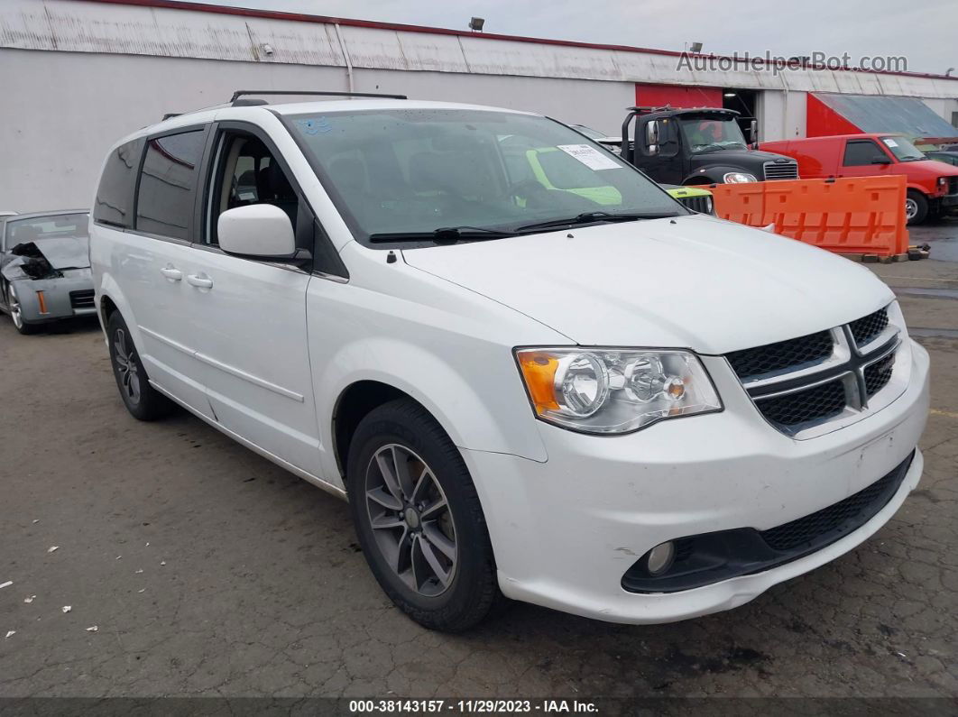 2017 Dodge Grand Caravan Sxt White vin: 2C4RDGCG5HR800470