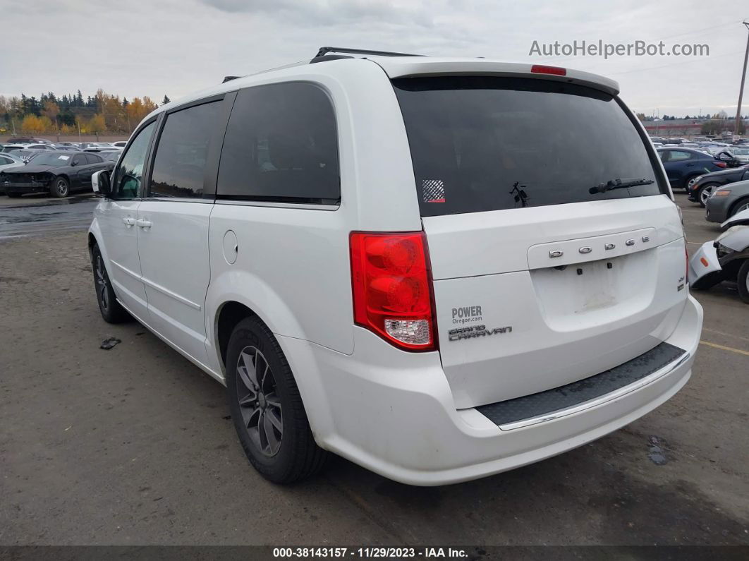 2017 Dodge Grand Caravan Sxt White vin: 2C4RDGCG5HR800470