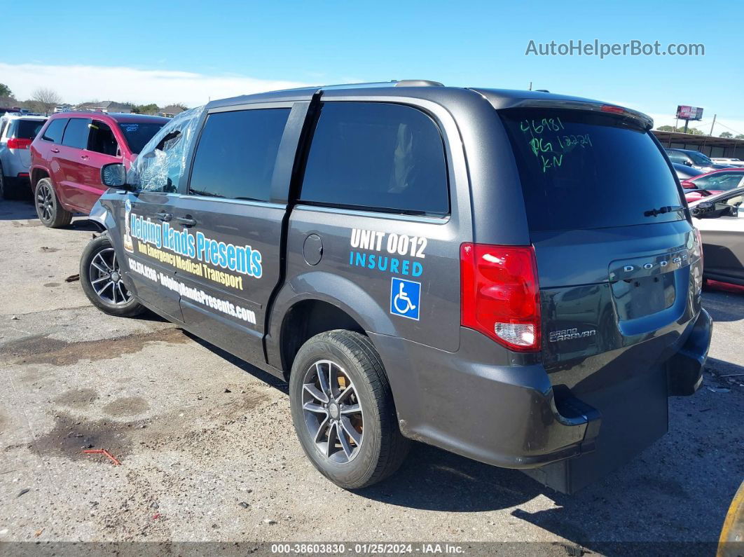 2017 Dodge Grand Caravan Sxt Gray vin: 2C4RDGCG5HR855405