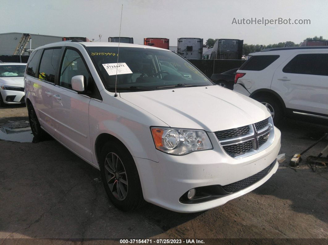 2017 Dodge Grand Caravan Sxt White vin: 2C4RDGCG6HR573953