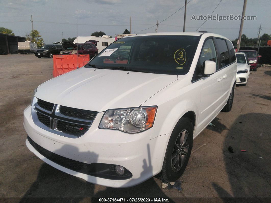 2017 Dodge Grand Caravan Sxt White vin: 2C4RDGCG6HR573953