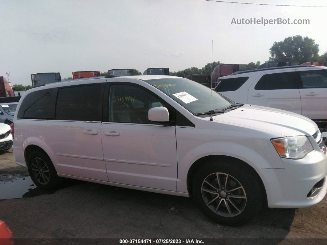 2017 Dodge Grand Caravan Sxt White vin: 2C4RDGCG6HR573953