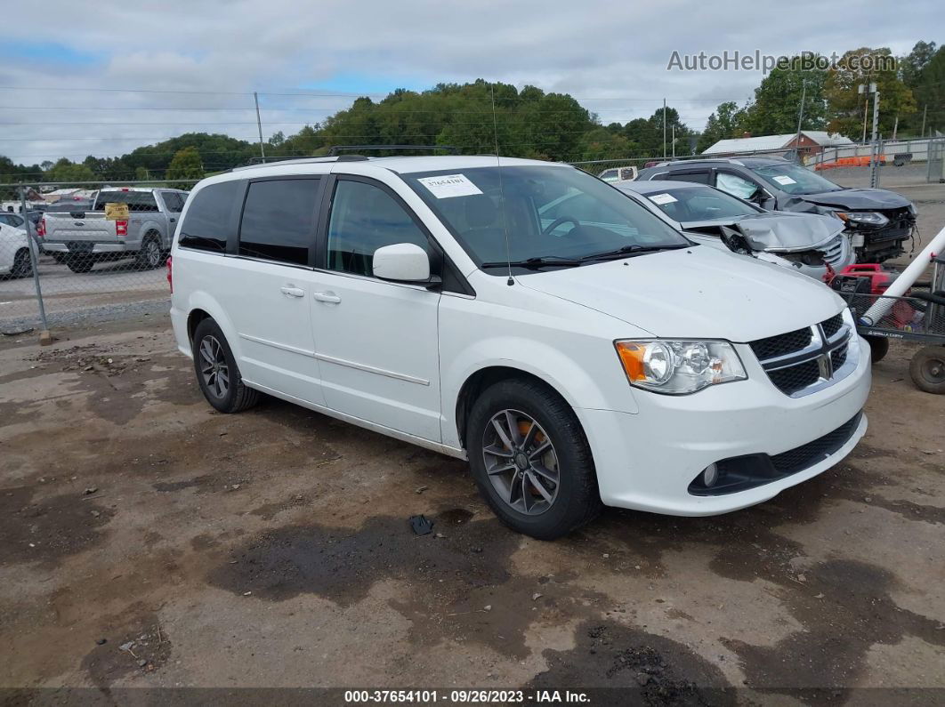 2017 Dodge Grand Caravan Sxt White vin: 2C4RDGCG6HR790323