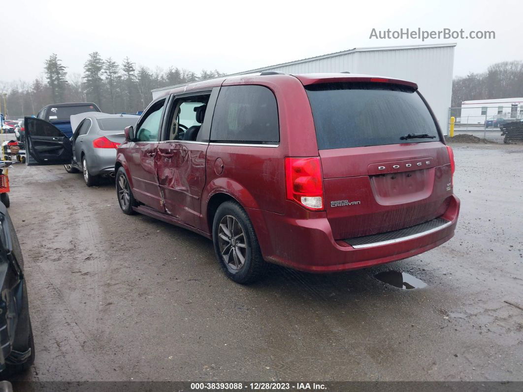 2017 Dodge Grand Caravan Sxt Красный vin: 2C4RDGCG6HR813731