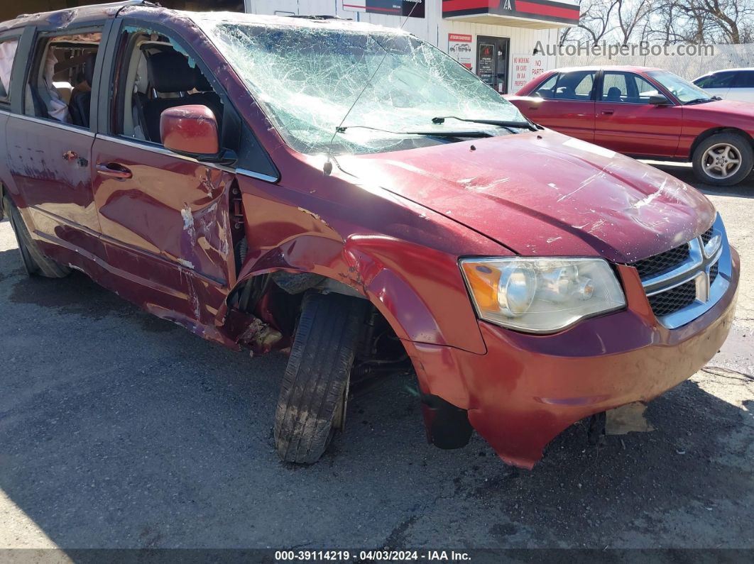 2017 Dodge Grand Caravan Sxt Burgundy vin: 2C4RDGCG7HR715257