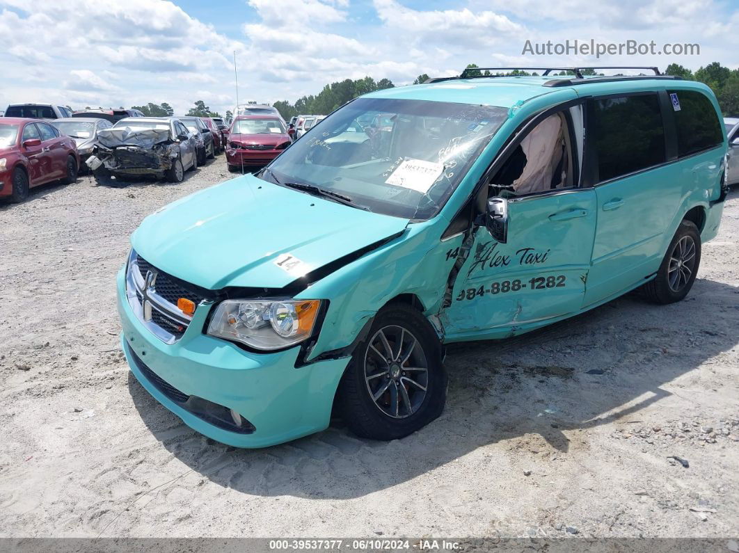 2017 Dodge Grand Caravan Sxt Green vin: 2C4RDGCG7HR717266