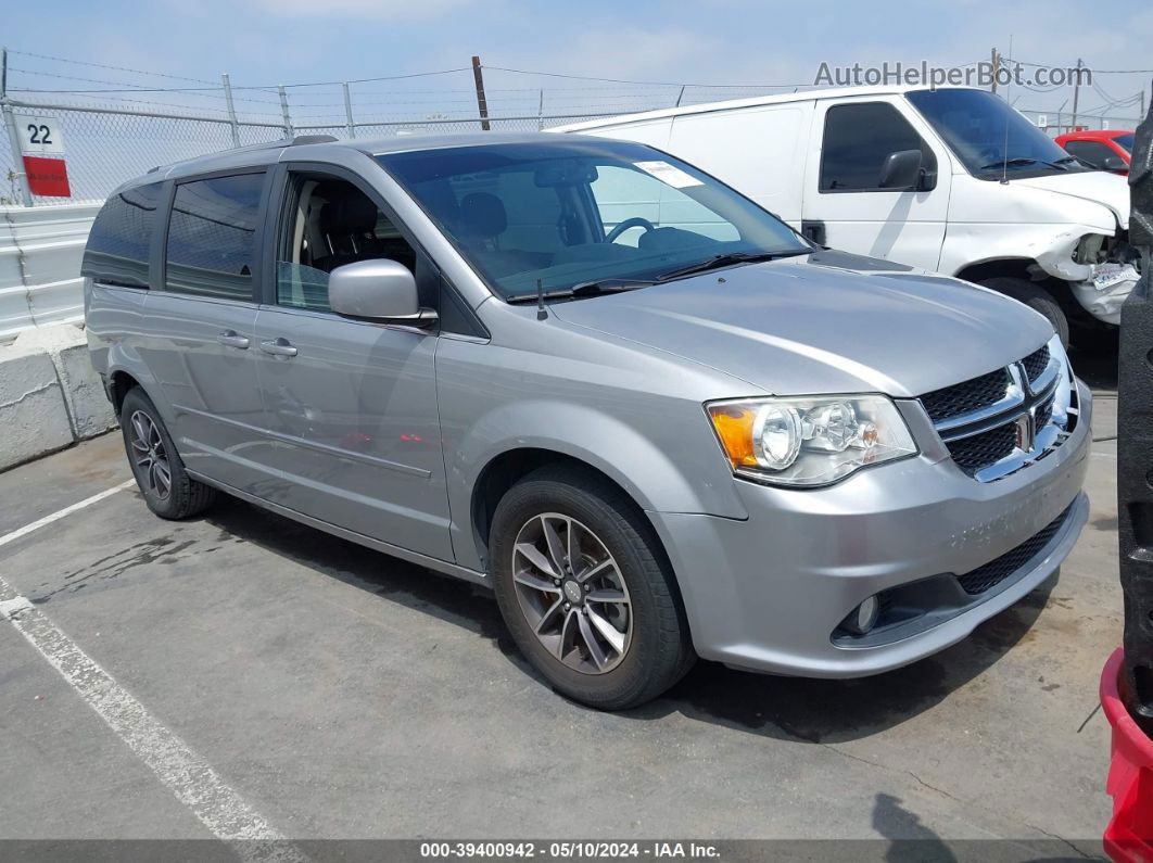 2017 Dodge Grand Caravan Sxt Gray vin: 2C4RDGCG7HR724363