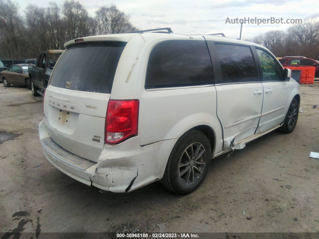 2017 Dodge Grand Caravan Sxt White vin: 2C4RDGCG7HR737663