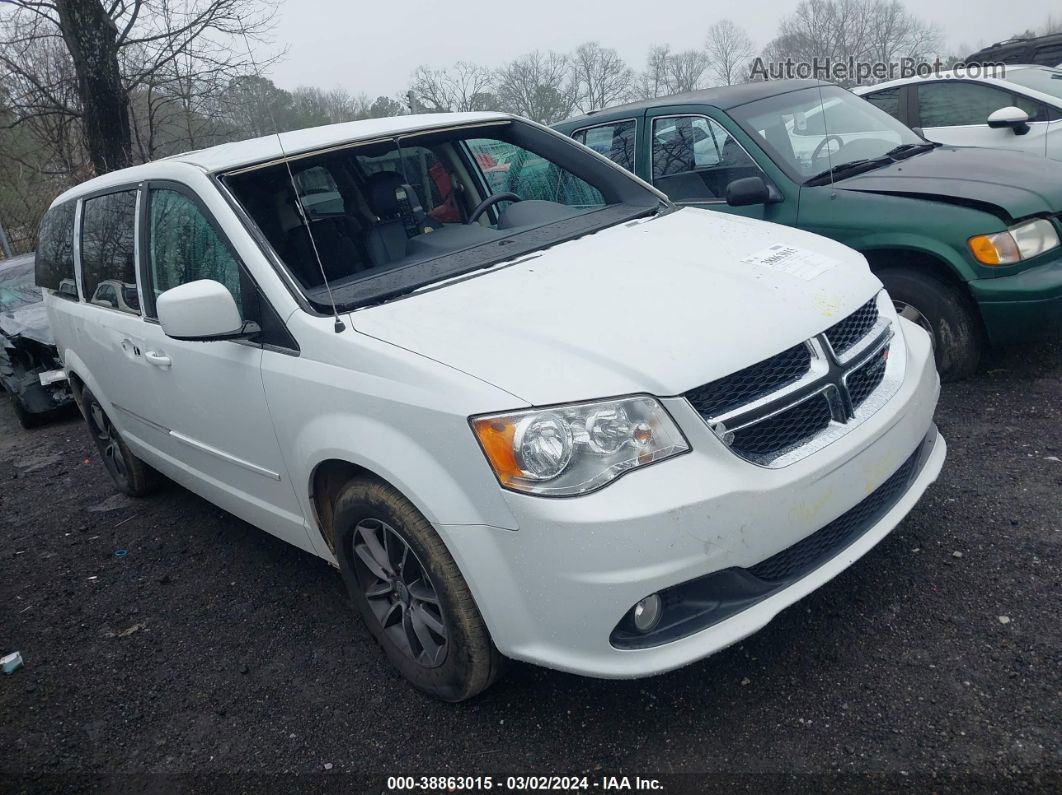 2017 Dodge Grand Caravan Sxt White vin: 2C4RDGCG7HR825242