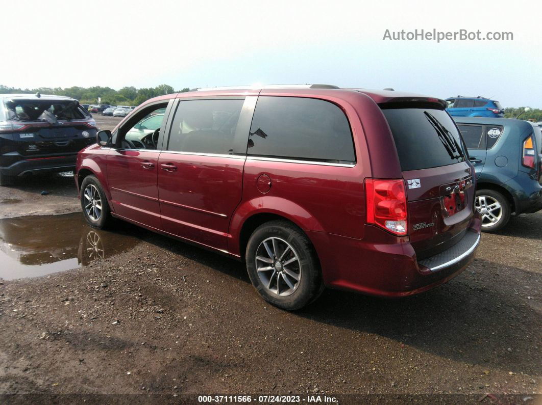 2017 Dodge Grand Caravan Sxt Red vin: 2C4RDGCG7HR859505