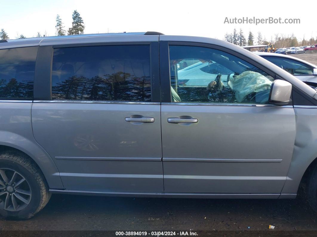 2017 Dodge Grand Caravan Sxt Silver vin: 2C4RDGCG8HR573565