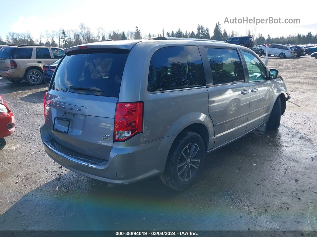 2017 Dodge Grand Caravan Sxt Silver vin: 2C4RDGCG8HR573565