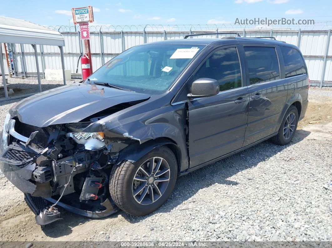 2017 Dodge Grand Caravan Sxt Gray vin: 2C4RDGCG8HR589247