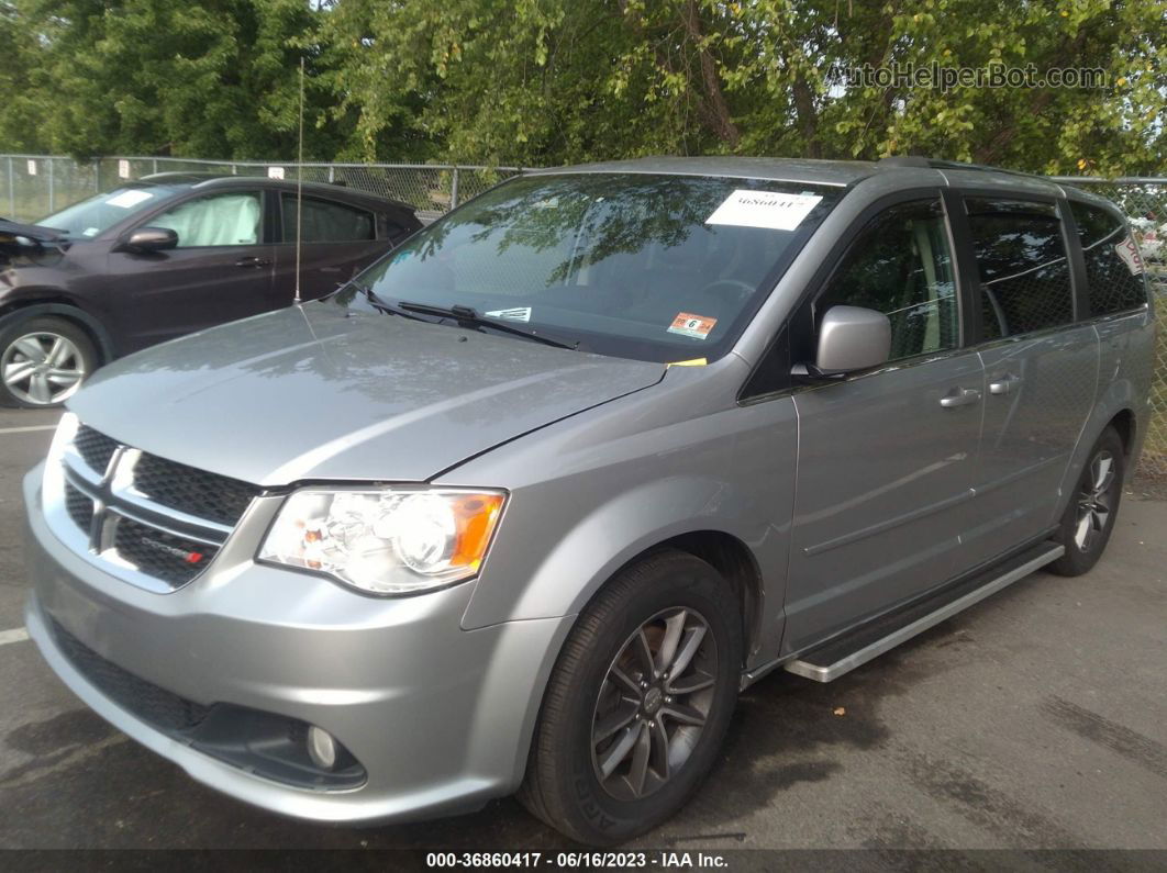 2017 Dodge Grand Caravan Sxt Silver vin: 2C4RDGCG8HR616656