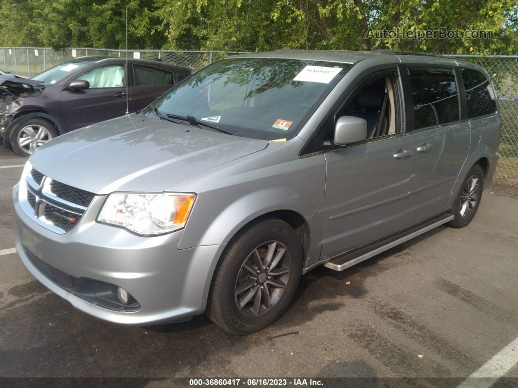 2017 Dodge Grand Caravan Sxt Silver vin: 2C4RDGCG8HR616656