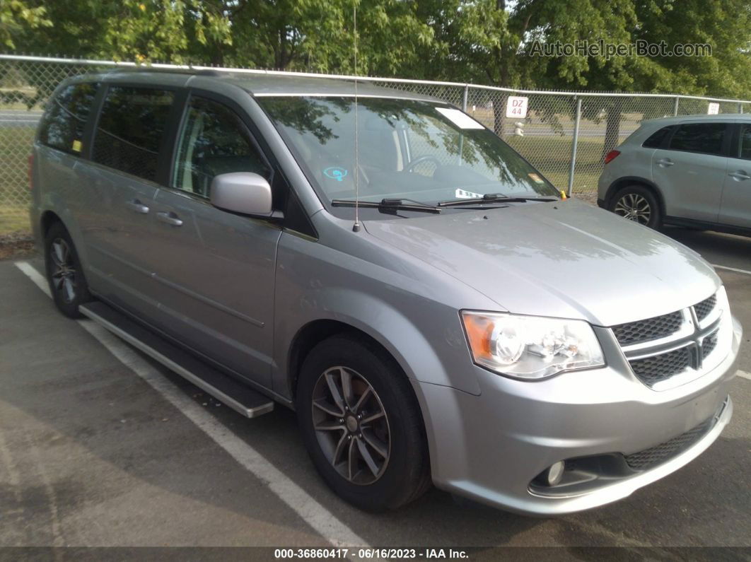 2017 Dodge Grand Caravan Sxt Silver vin: 2C4RDGCG8HR616656