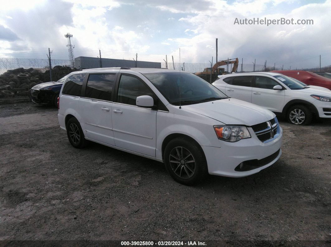 2017 Dodge Grand Caravan Sxt White vin: 2C4RDGCG8HR624319