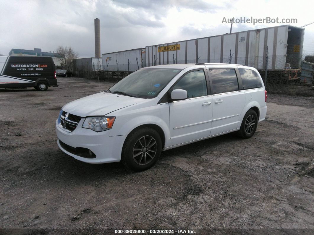 2017 Dodge Grand Caravan Sxt White vin: 2C4RDGCG8HR624319