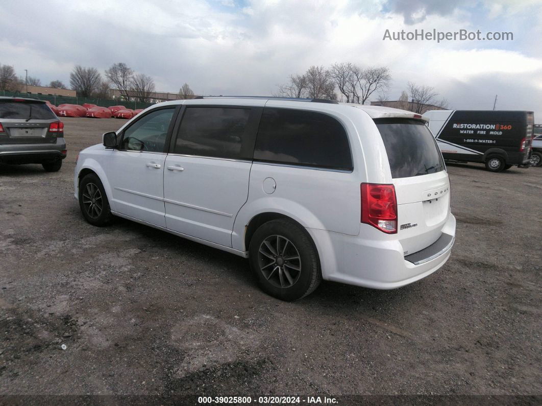 2017 Dodge Grand Caravan Sxt White vin: 2C4RDGCG8HR624319