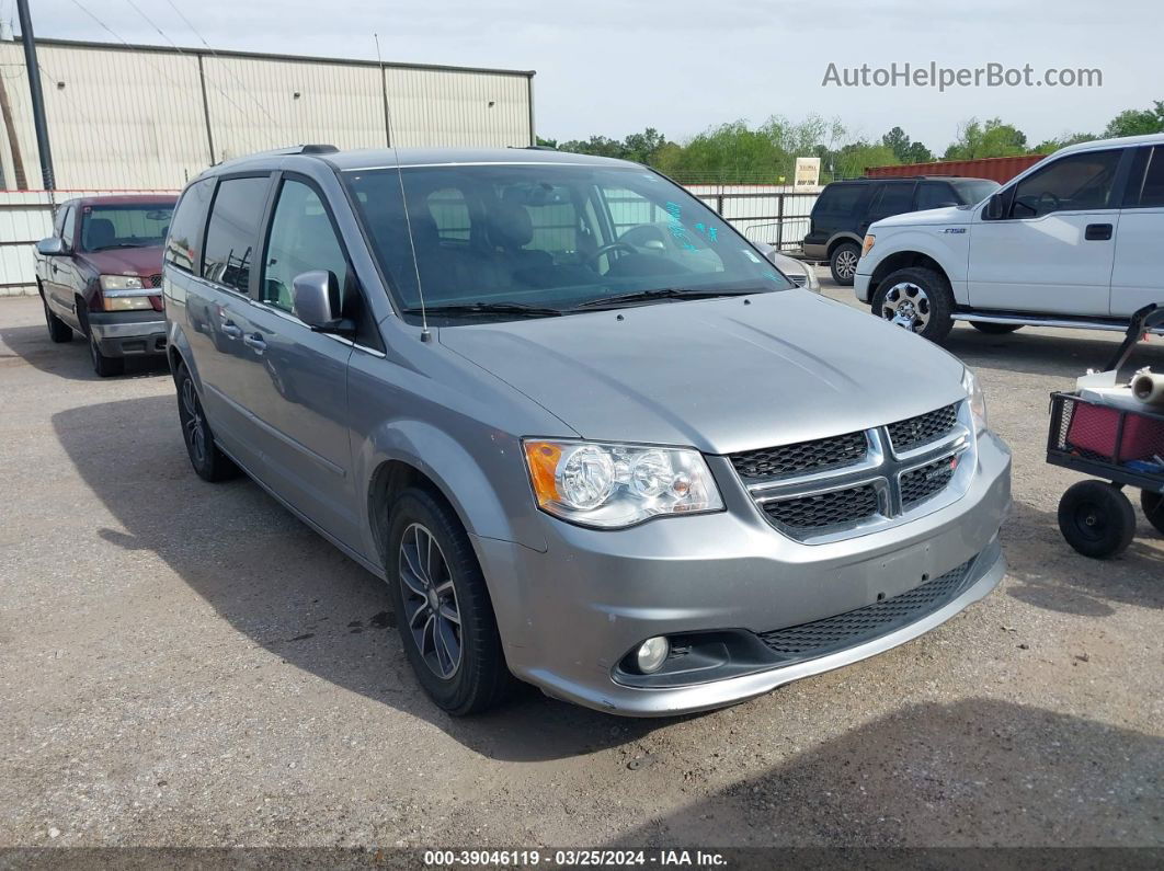 2017 Dodge Grand Caravan Sxt Gray vin: 2C4RDGCG8HR658017