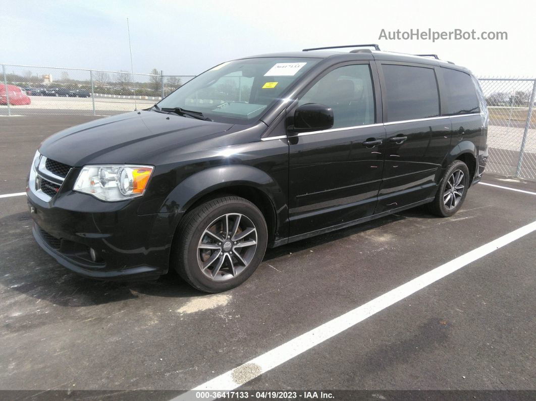 2017 Dodge Grand Caravan Sxt Black vin: 2C4RDGCG9HR557522