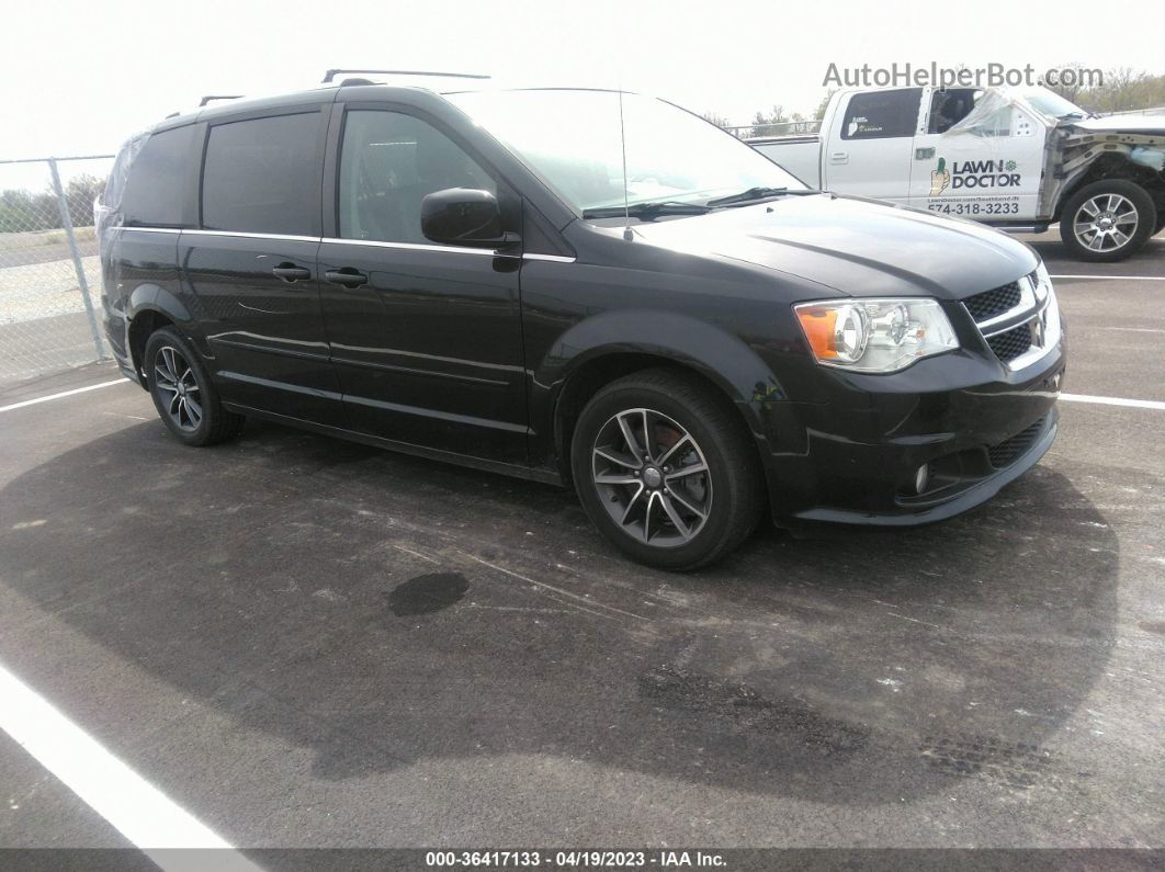 2017 Dodge Grand Caravan Sxt Black vin: 2C4RDGCG9HR557522