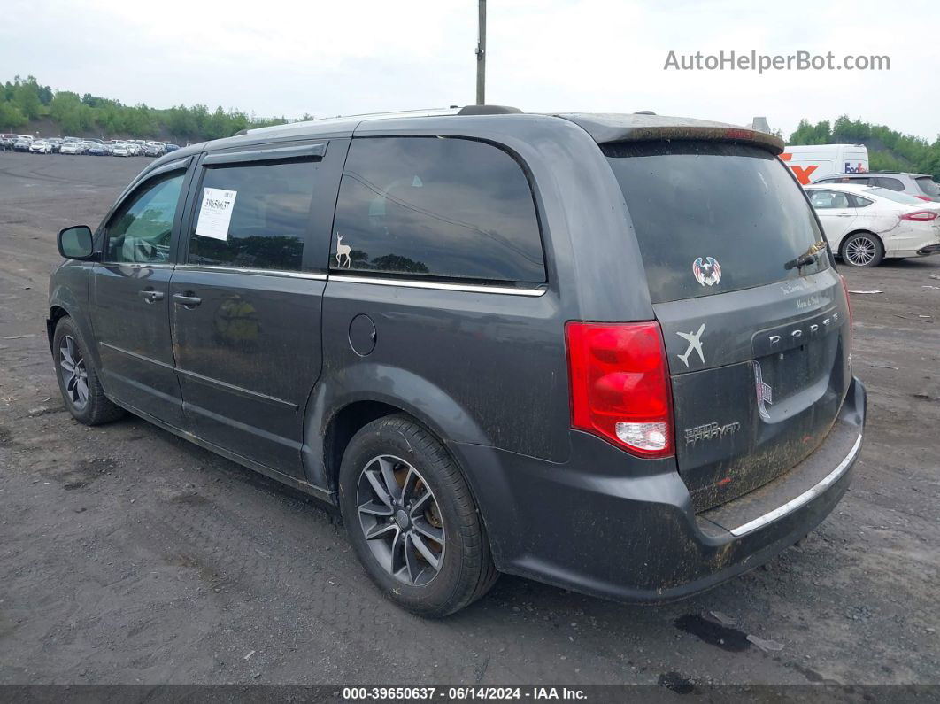 2017 Dodge Grand Caravan Sxt Gray vin: 2C4RDGCG9HR596062