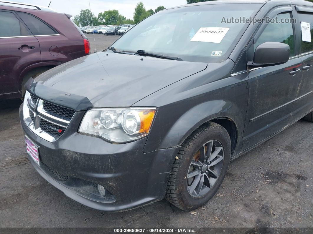 2017 Dodge Grand Caravan Sxt Gray vin: 2C4RDGCG9HR596062