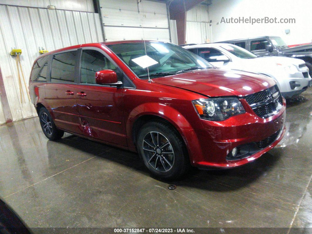 2017 Dodge Grand Caravan Sxt Красный vin: 2C4RDGCG9HR612406