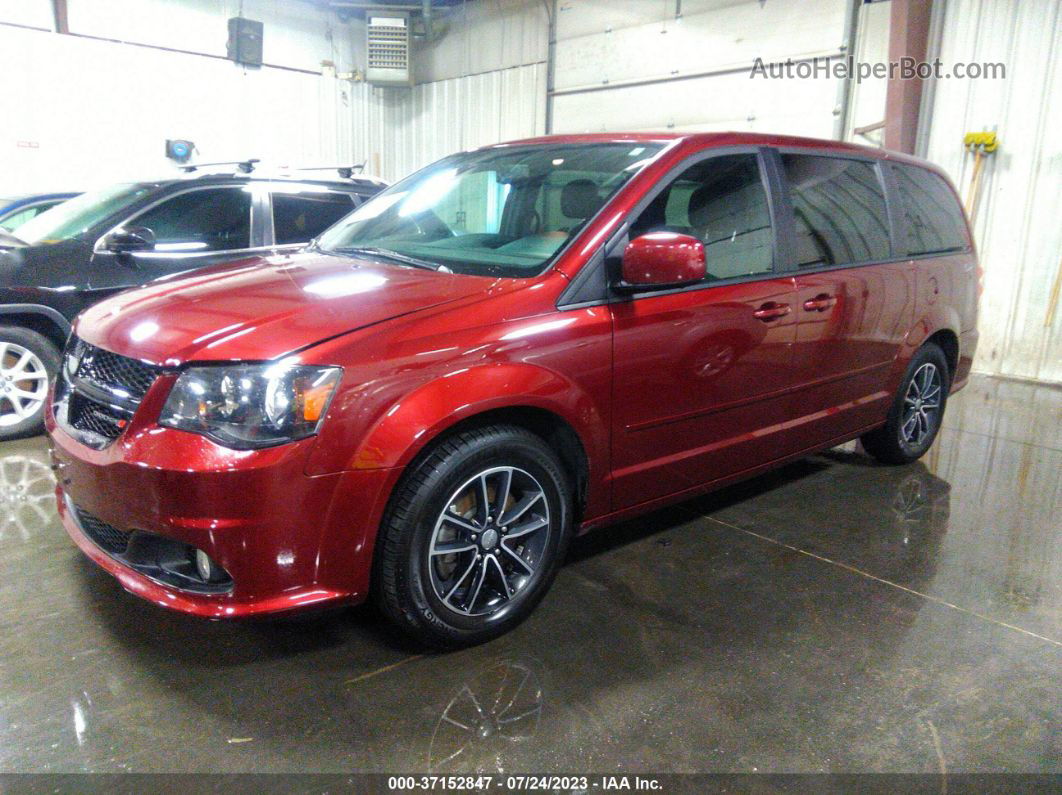 2017 Dodge Grand Caravan Sxt Красный vin: 2C4RDGCG9HR612406