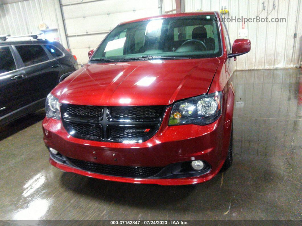 2017 Dodge Grand Caravan Sxt Красный vin: 2C4RDGCG9HR612406