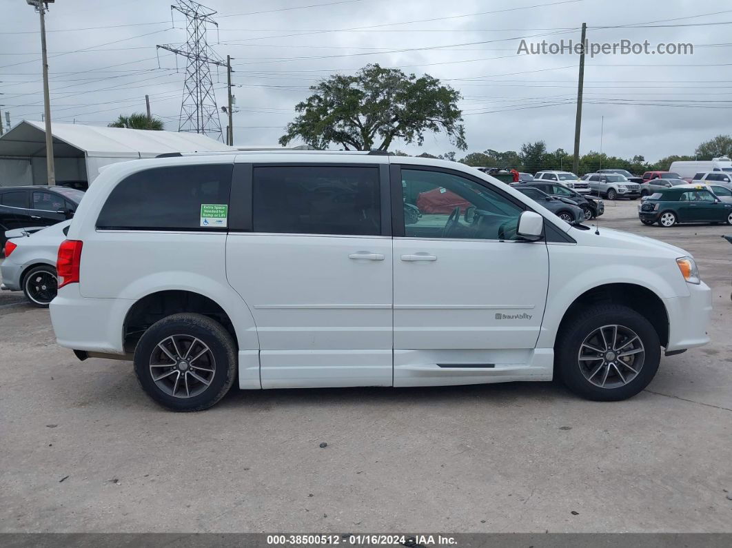 2017 Dodge Grand Caravan Sxt White vin: 2C4RDGCG9HR625284