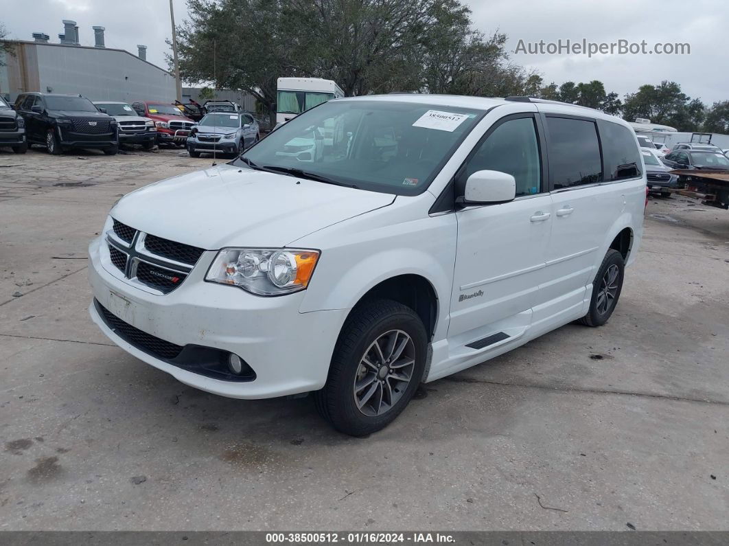 2017 Dodge Grand Caravan Sxt White vin: 2C4RDGCG9HR625284