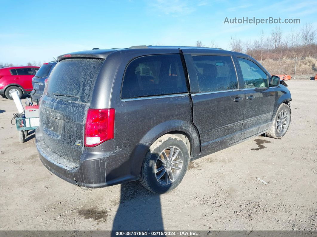 2017 Dodge Grand Caravan Sxt Gray vin: 2C4RDGCG9HR629528