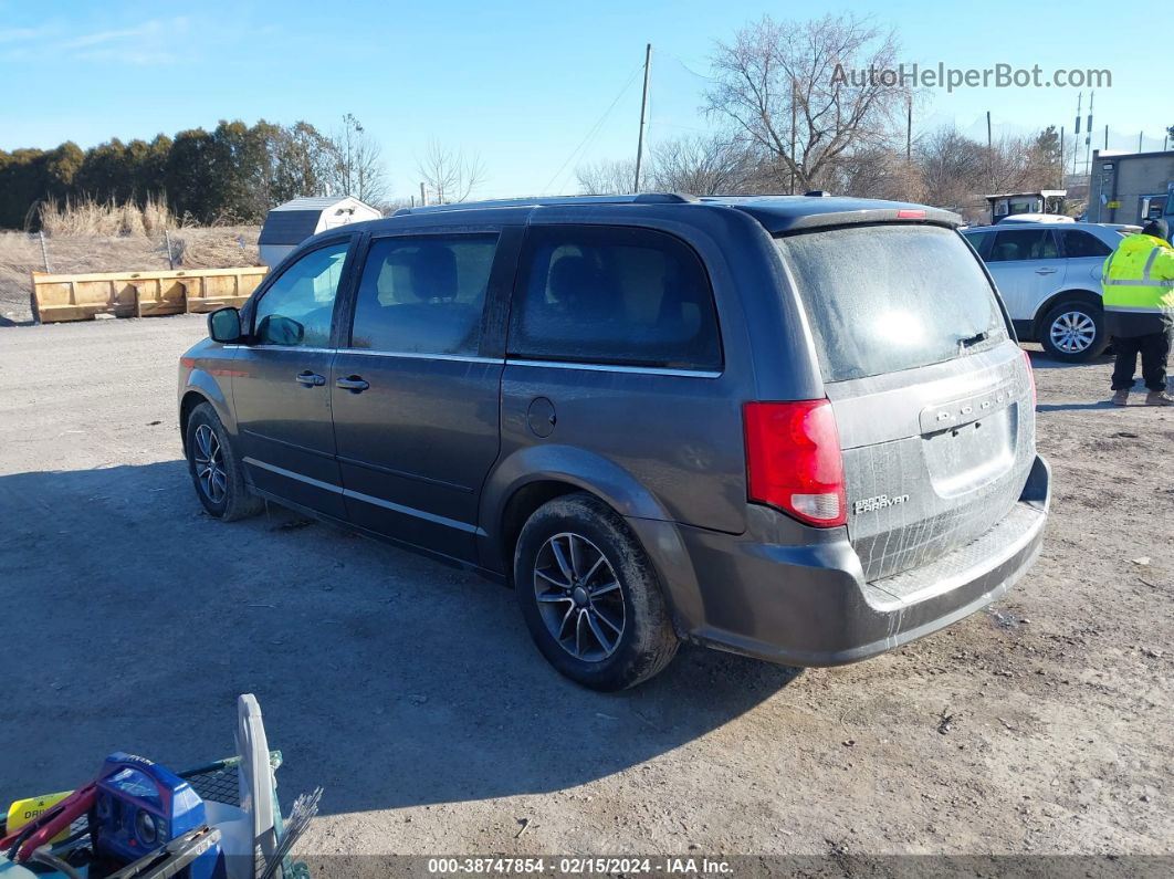 2017 Dodge Grand Caravan Sxt Gray vin: 2C4RDGCG9HR629528