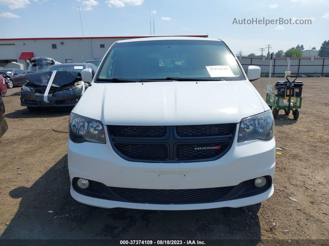 2017 Dodge Grand Caravan Sxt White vin: 2C4RDGCG9HR662528