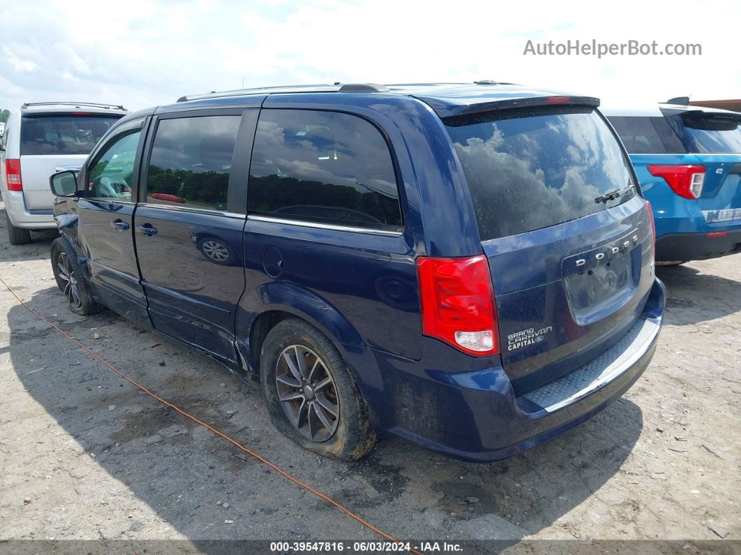 2017 Dodge Grand Caravan Sxt Синий vin: 2C4RDGCG9HR675358