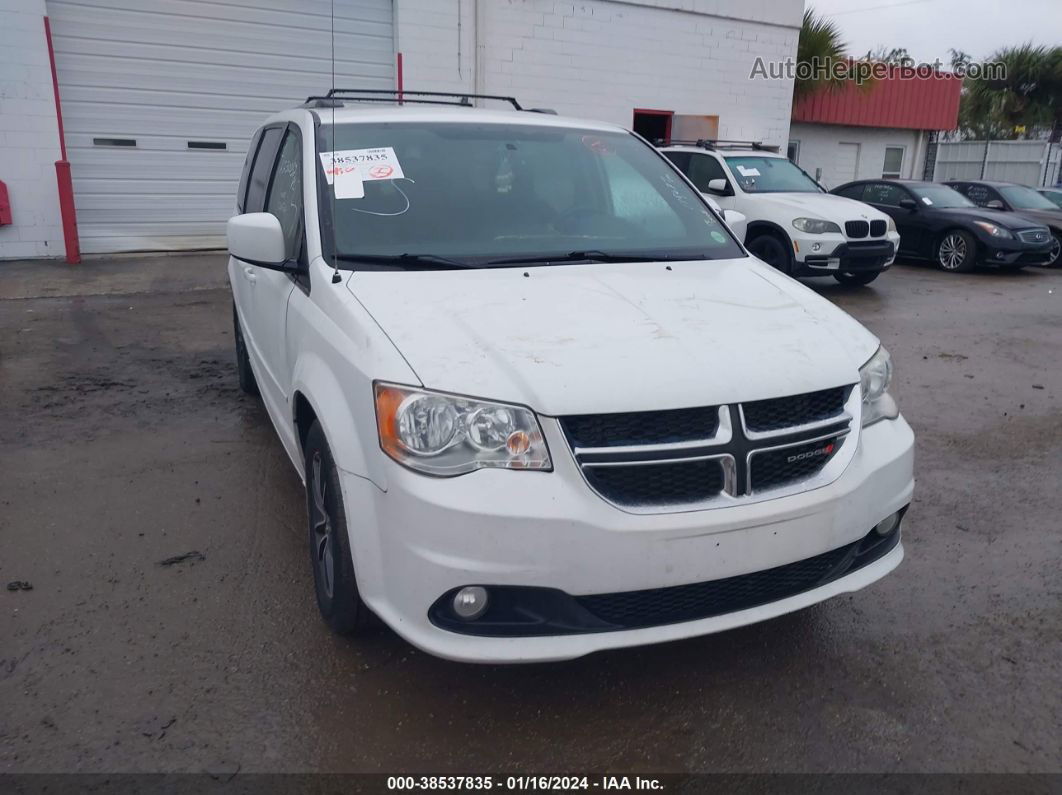 2017 Dodge Grand Caravan Sxt White vin: 2C4RDGCG9HR724574