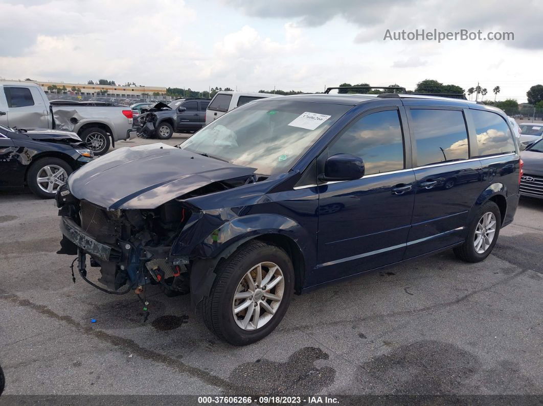 2017 Dodge Grand Caravan Sxt Синий vin: 2C4RDGCG9HR749961