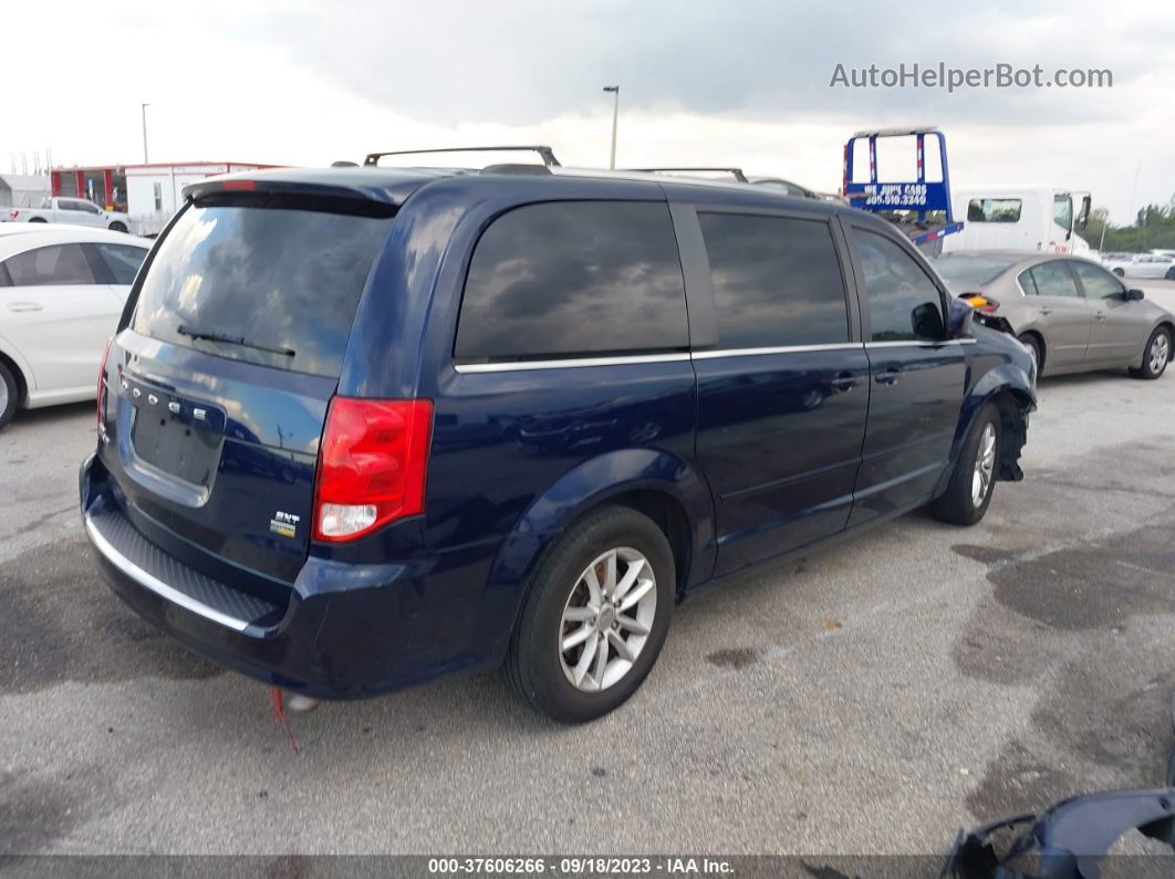 2017 Dodge Grand Caravan Sxt Blue vin: 2C4RDGCG9HR749961