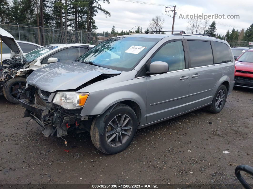 2017 Dodge Grand Caravan Sxt Серебряный vin: 2C4RDGCG9HR852779