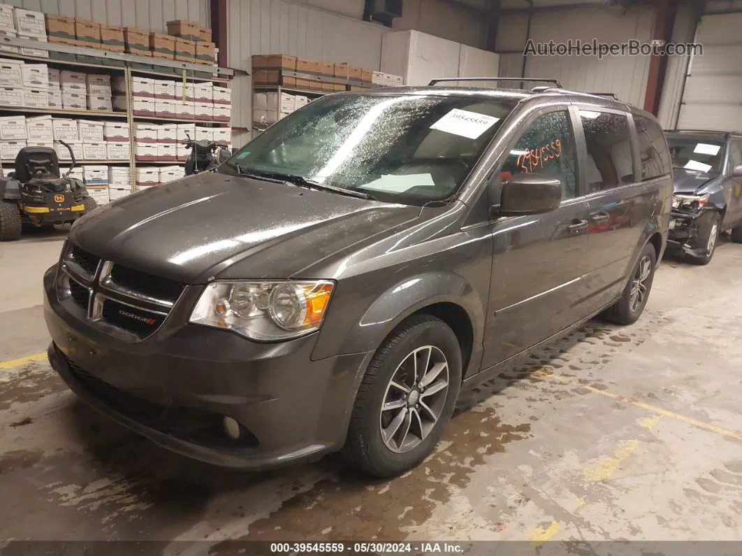 2017 Dodge Grand Caravan Sxt Gray vin: 2C4RDGCGXHR557660