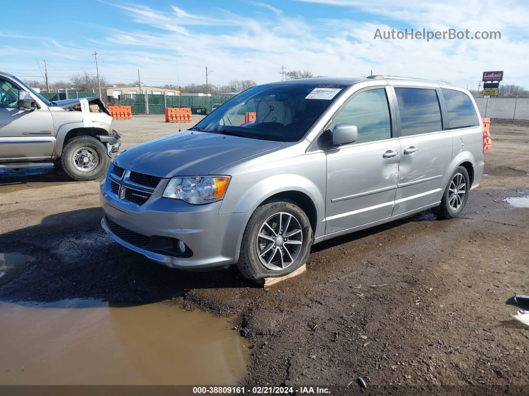 2017 Dodge Grand Caravan Sxt Gray vin: 2C4RDGCGXHR612155