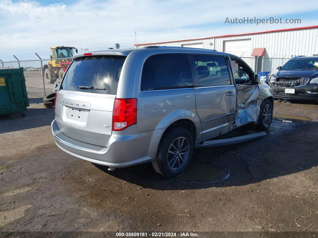 2017 Dodge Grand Caravan Sxt Gray vin: 2C4RDGCGXHR612155