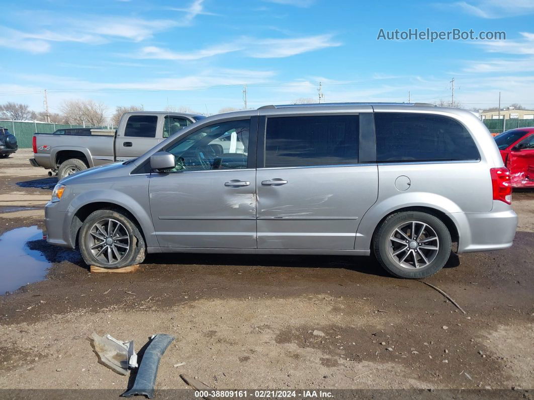 2017 Dodge Grand Caravan Sxt Gray vin: 2C4RDGCGXHR612155