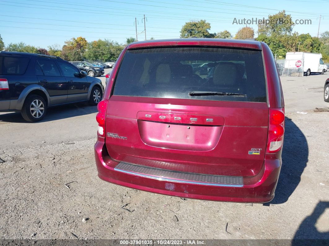 2017 Dodge Grand Caravan Sxt Burgundy vin: 2C4RDGCGXHR617095