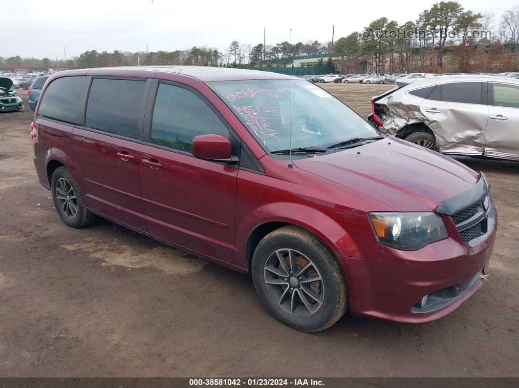 2017 Dodge Grand Caravan Sxt Red vin: 2C4RDGCGXHR662330