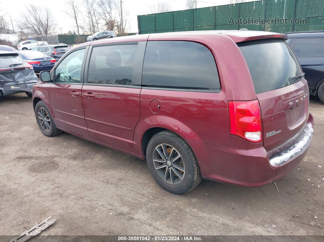 2017 Dodge Grand Caravan Sxt Красный vin: 2C4RDGCGXHR662330