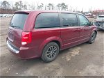 2017 Dodge Grand Caravan Sxt Красный vin: 2C4RDGCGXHR662330