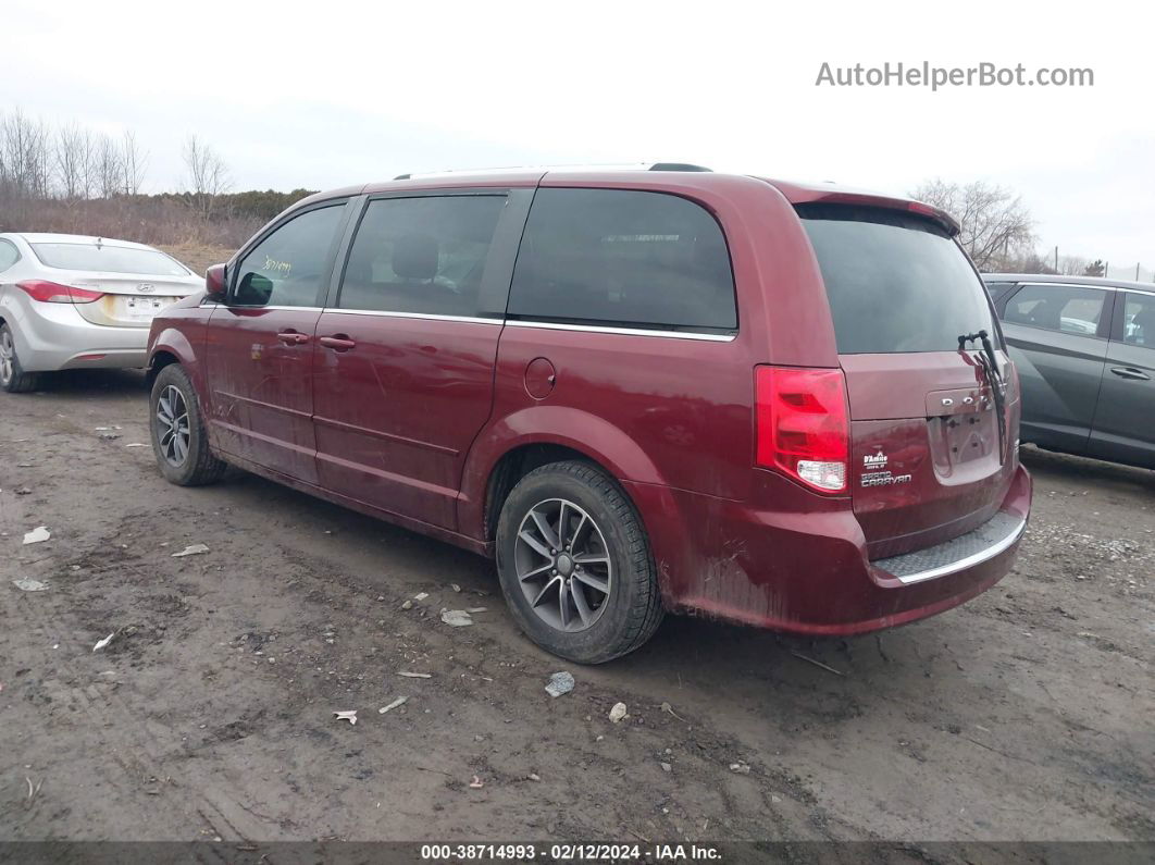 2017 Dodge Grand Caravan Sxt Red vin: 2C4RDGCGXHR696333